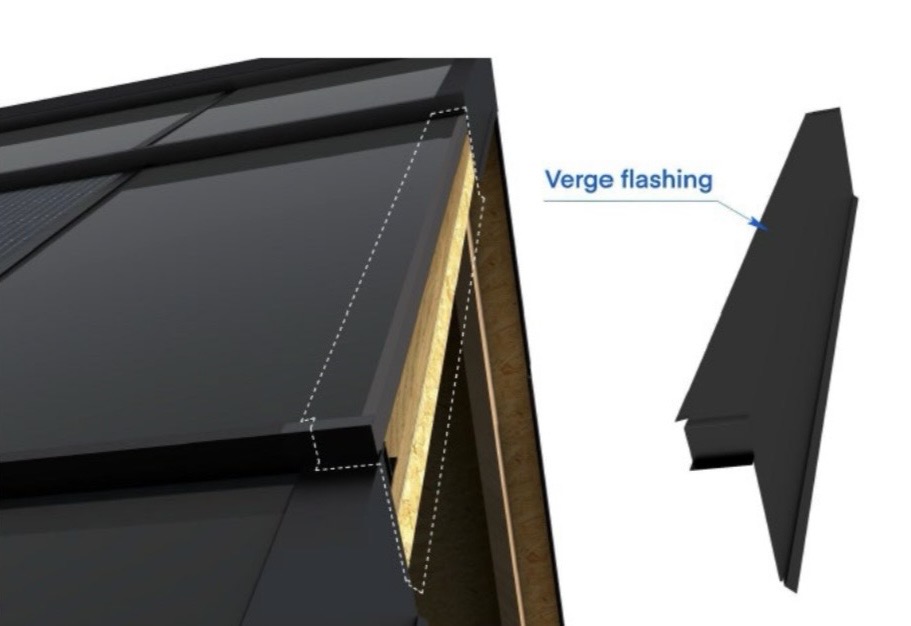 Verge flashing